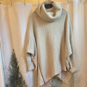 All Saints Cozy Cream Turtleneck Sweater size M